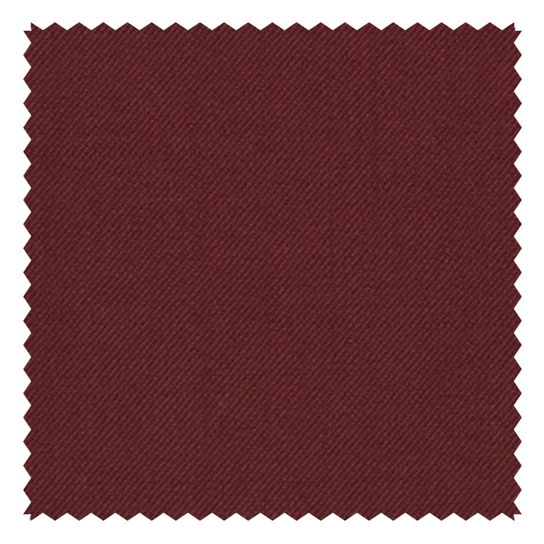 Mid Maroon Solid "Rainbow" Plain Twill