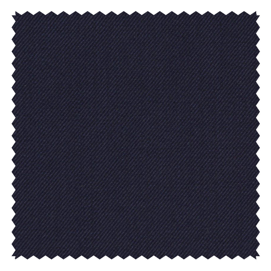 Dark Navy Solid "Rainbow" Plain Twill
