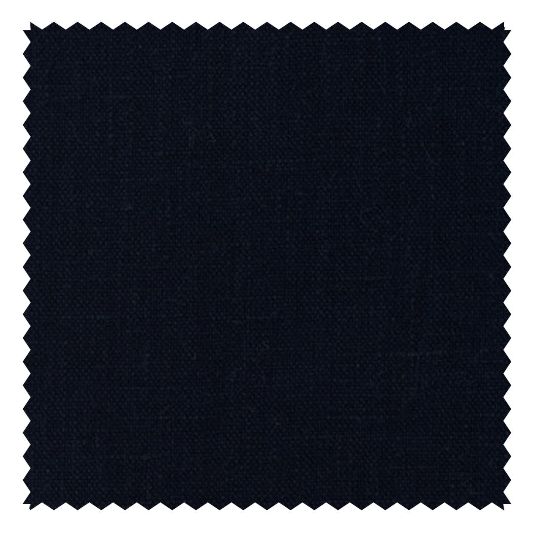 Midnight Blue Plain "Natural Elements" Linen