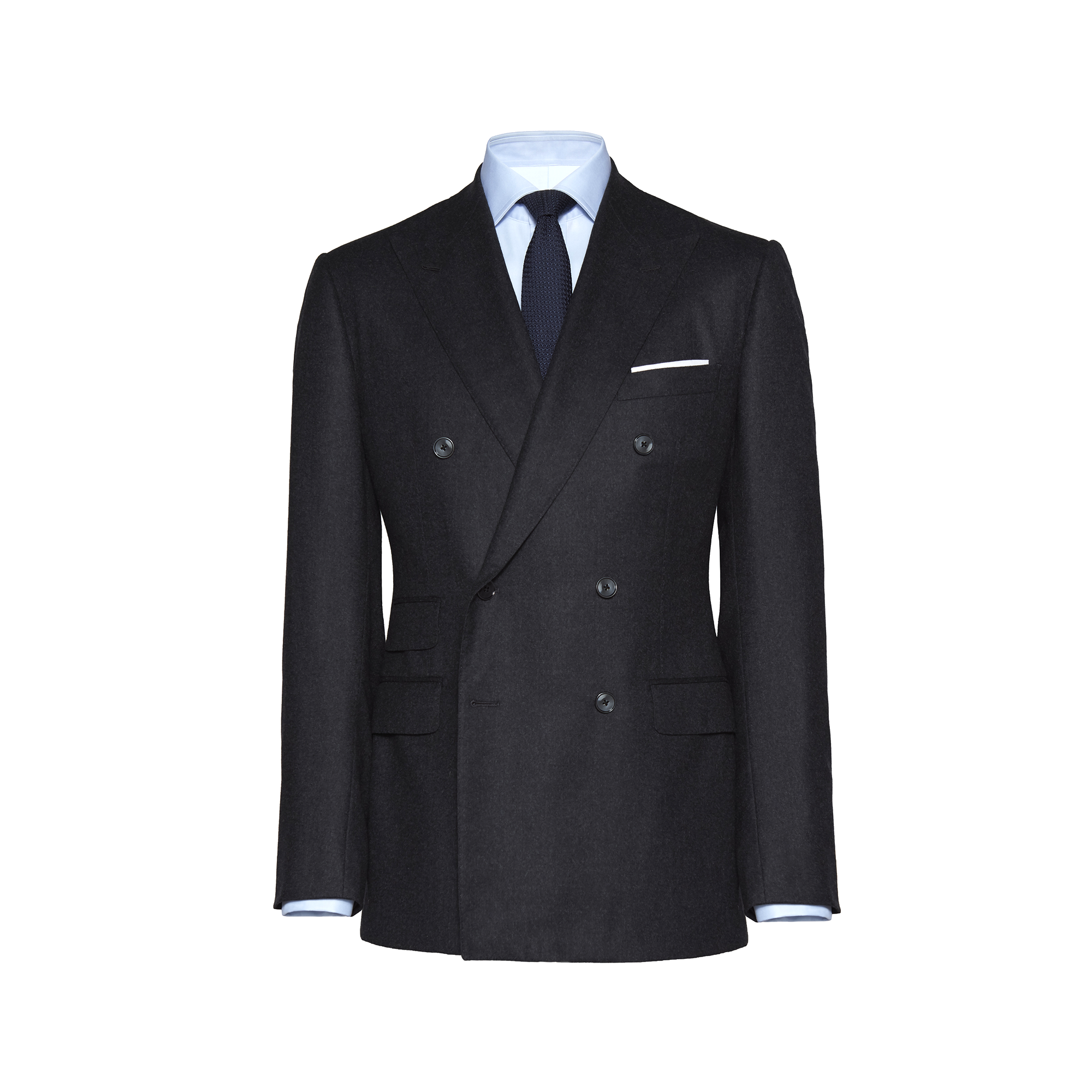 Dark Grey Flannel Suit