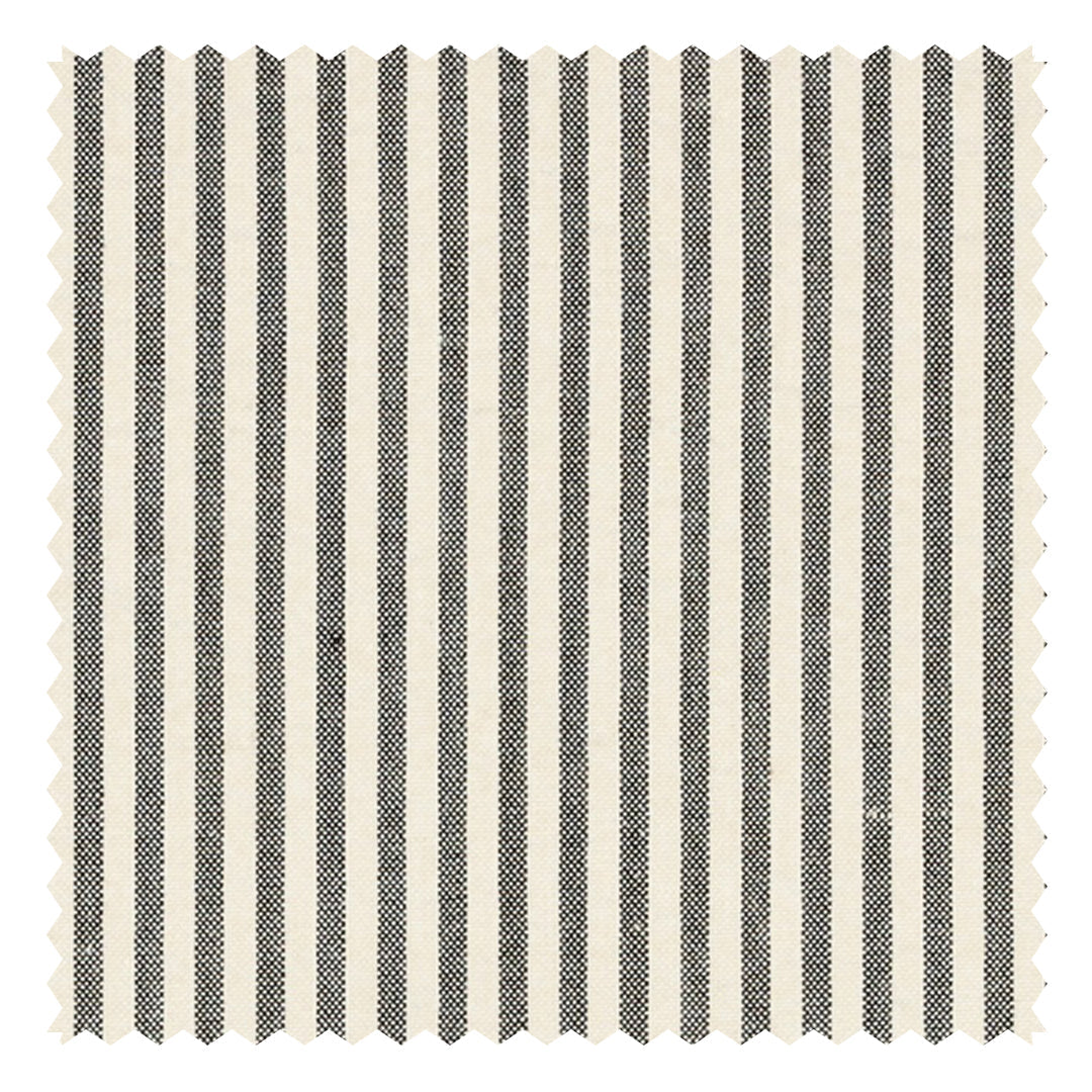 Navy/Off White Stripe "Zefiro" Seersucker
