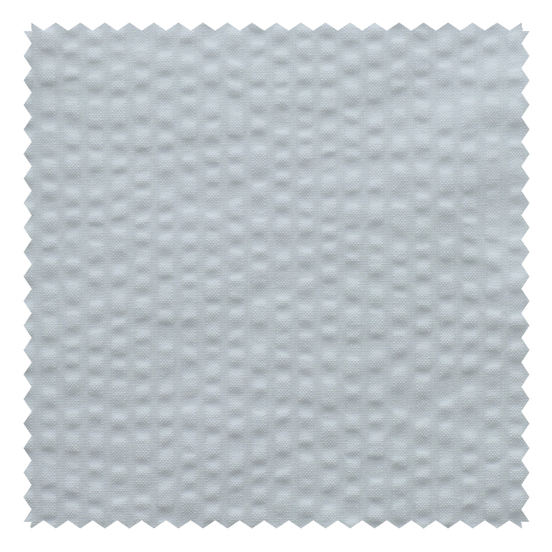 White Solid "Zefiro" Seersucker