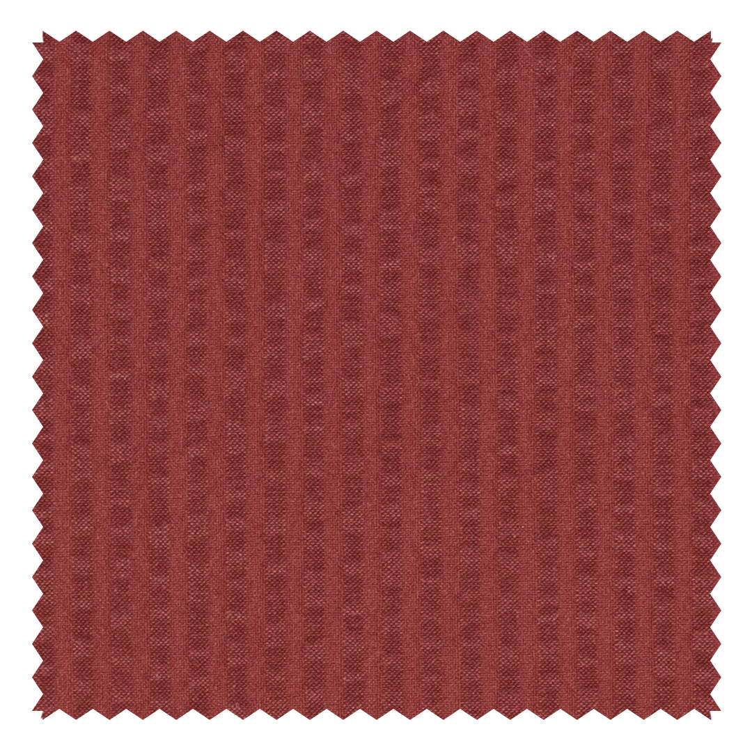 Red Solid "Zefiro" Seersucker