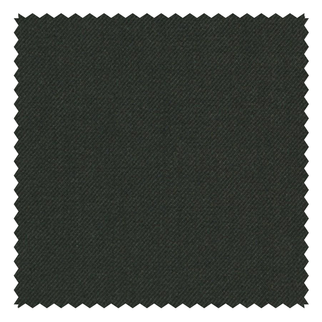 Dark Forest Green Solid "Rainbow" Plain Twill