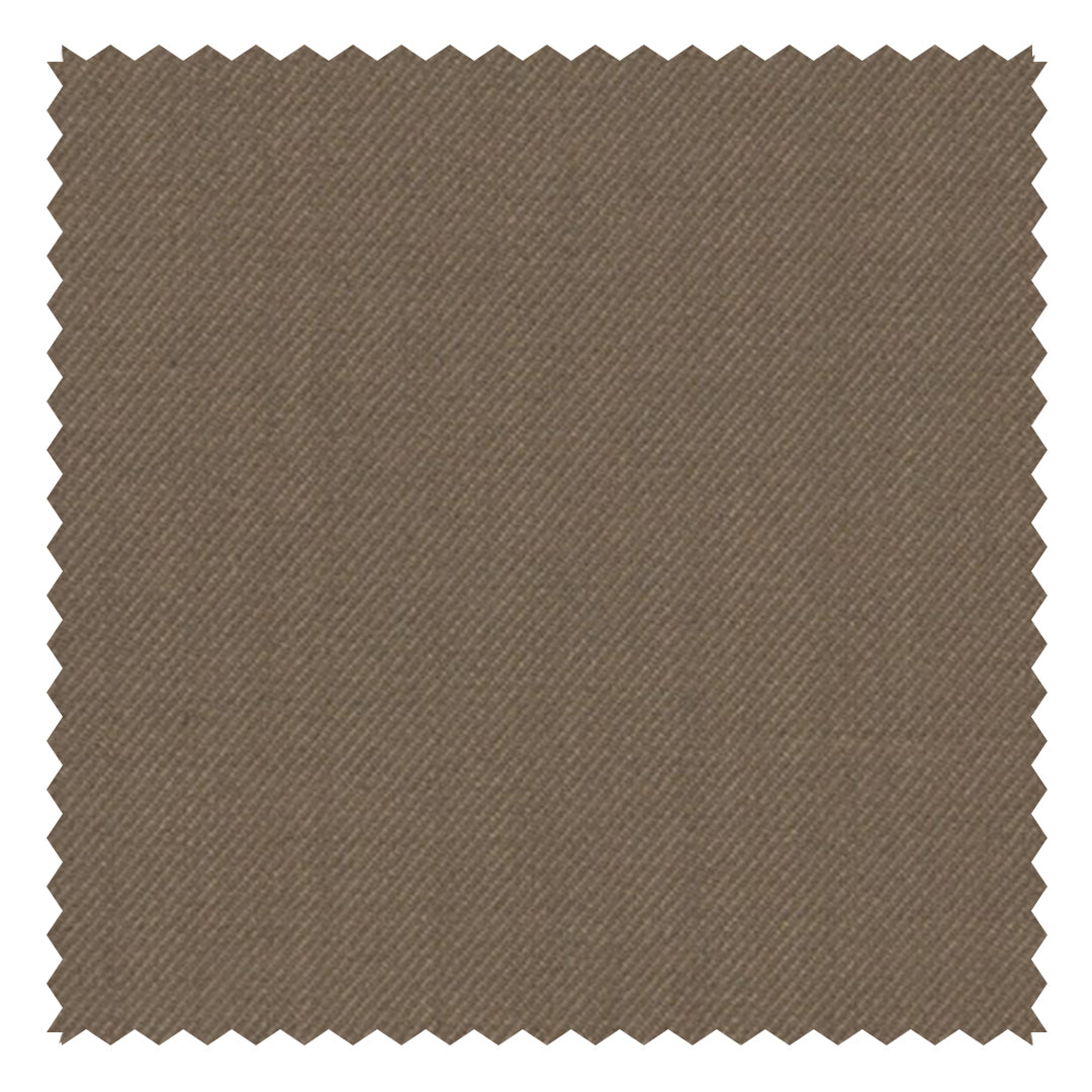 Mid Brown Mocha Solid "Rainbow" Plain Twill