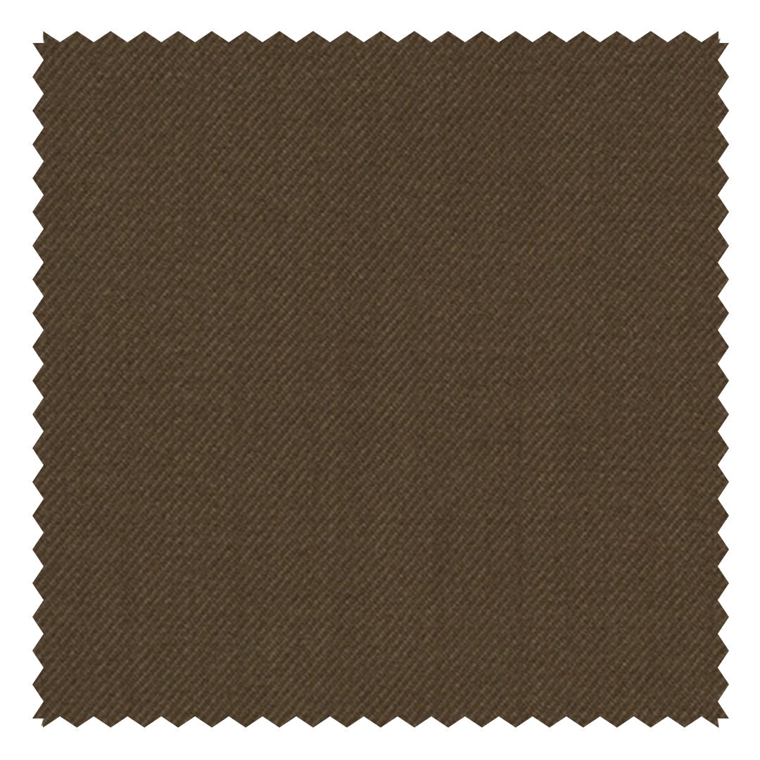 Dark Chocolate Solid "Rainbow" Plain Twill