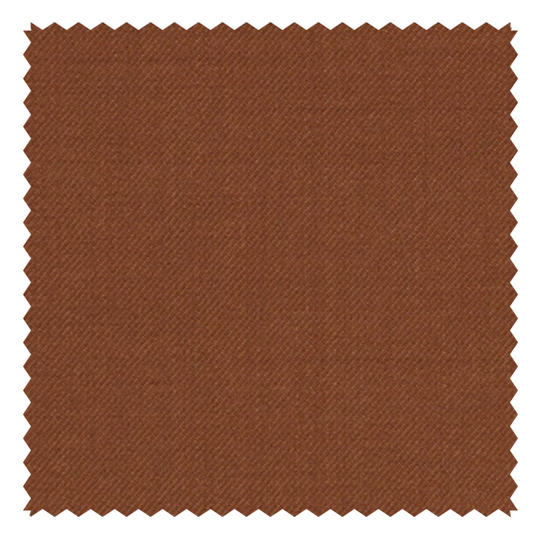 Brown Solid "Rainbow" Plain Twill