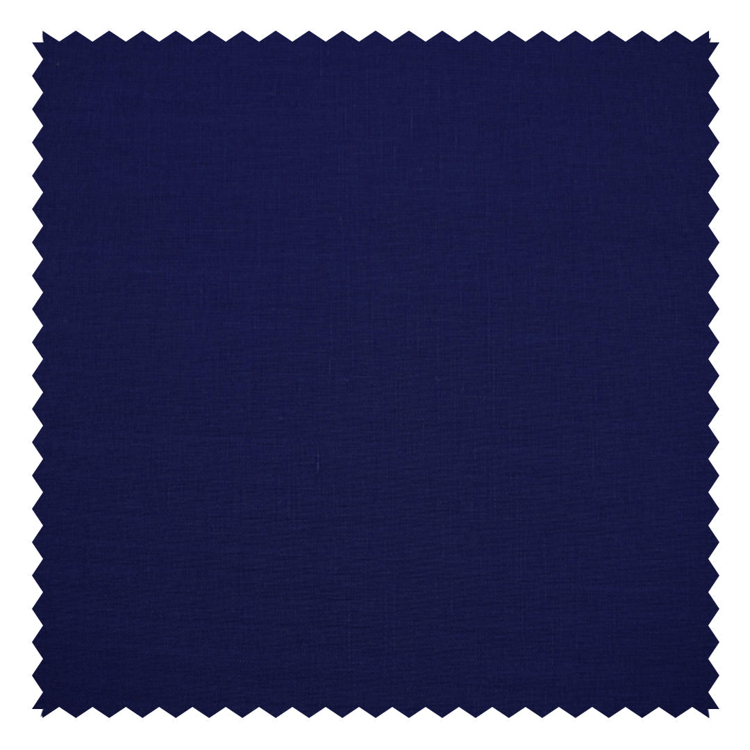 Indigo Blue Plain "Natural Elements" Linen