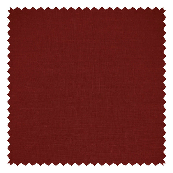 Red Plain "Natural Elements" Linen