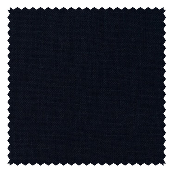 Midnight Blue Plain "Natural Elements" Linen