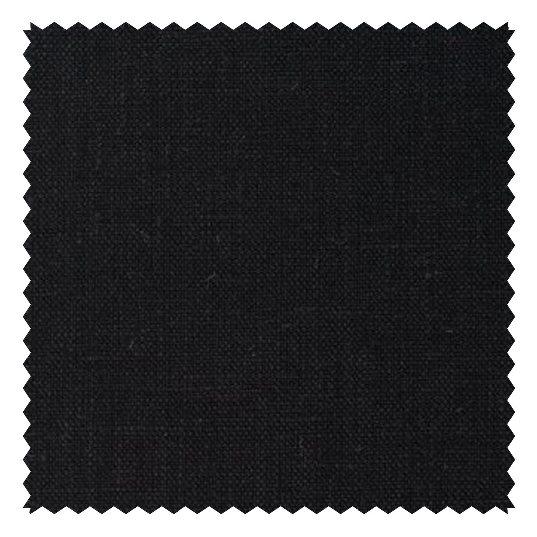 Black Plain "Natural Elements" Linen