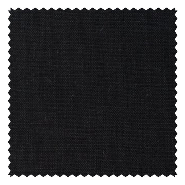 Black Plain "Natural Elements" Linen