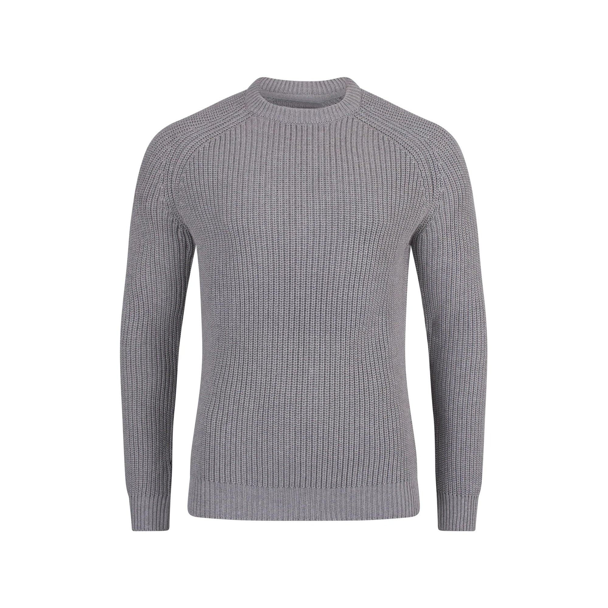 Heavyweight Cotton Fisherman's Rib Knit Jumper