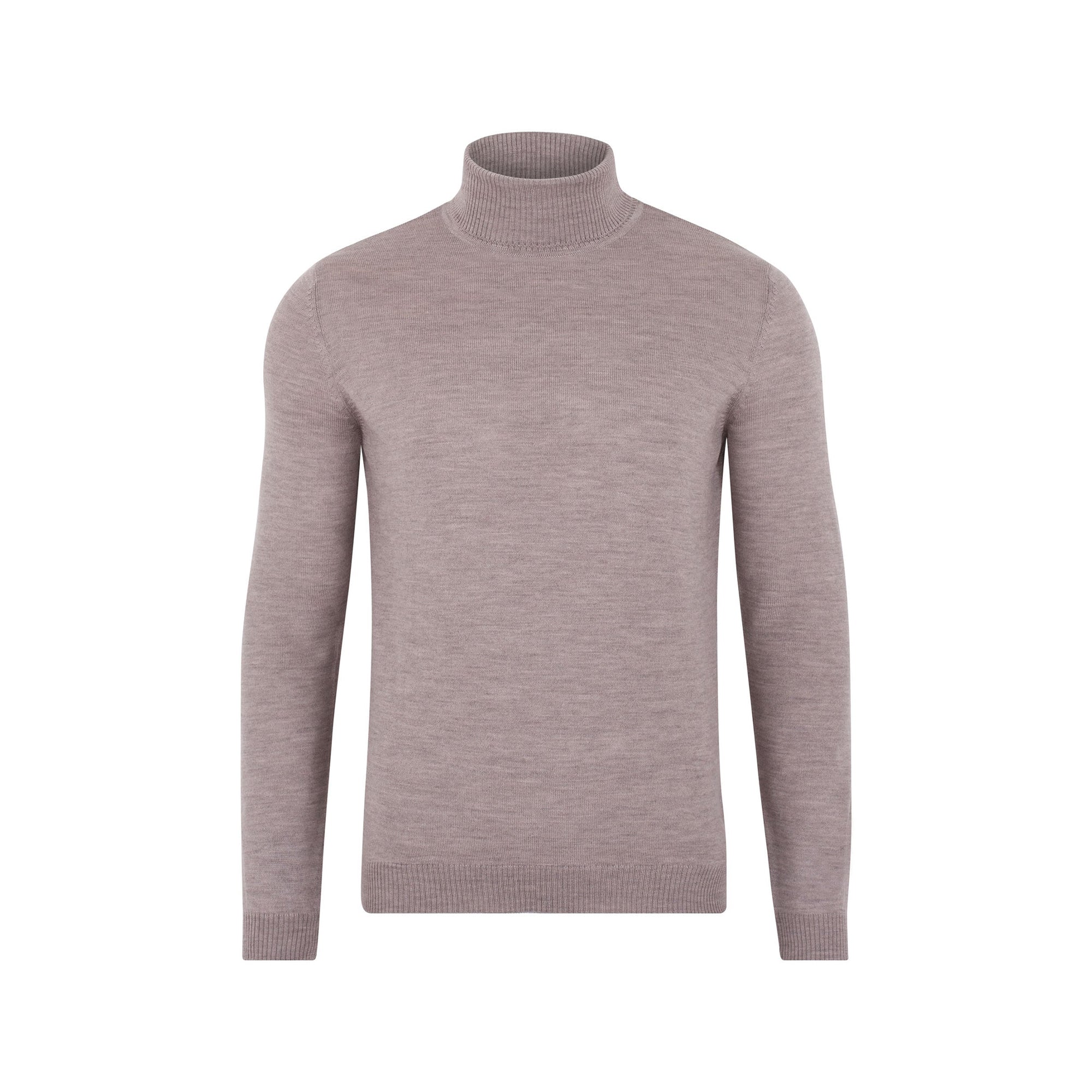 Extra Fine Merino Wool Roll Neck