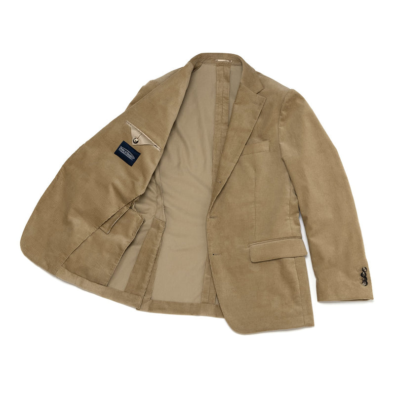 Forest Green Unstructured Corduroy Suit