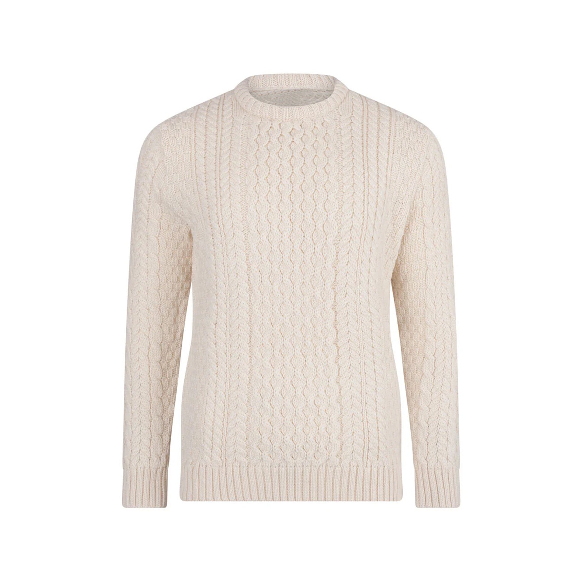 British Wool Fisherman's Aran Jumper