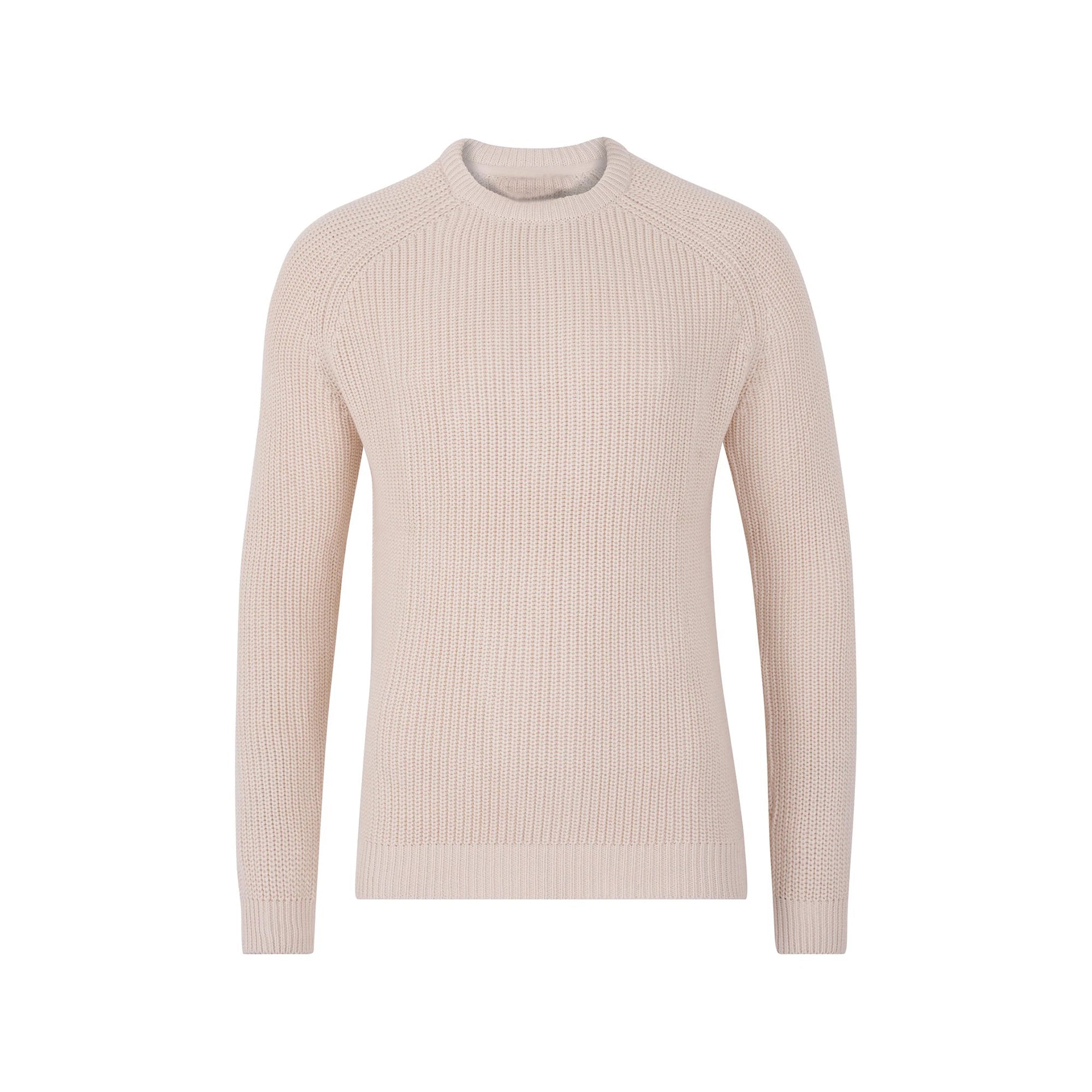 Heavyweight Cotton Fisherman's Rib Knit Jumper