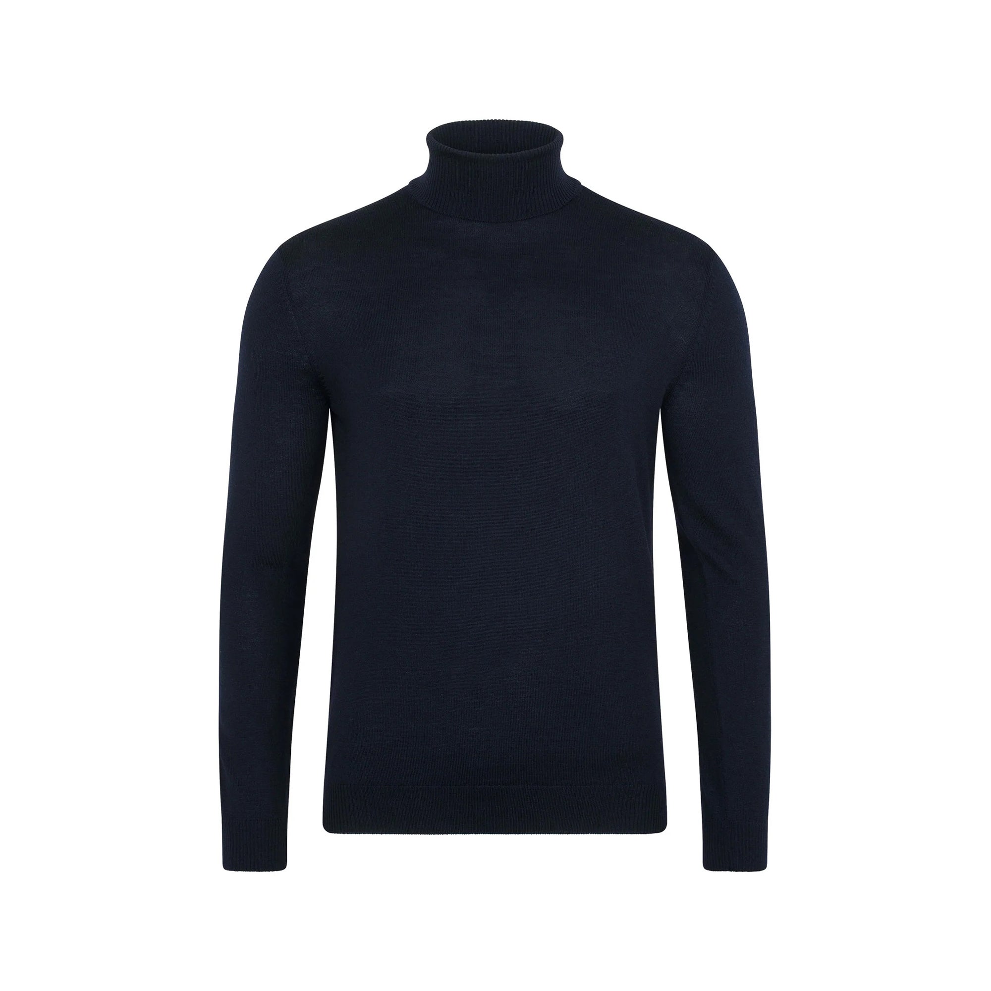 Extra Fine Merino Wool Roll Neck