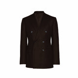 Dark Brown Flannel Suit