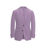 Lilac Unstructured Corduroy Suit